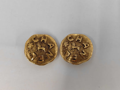 CHANEL Lion Earrings