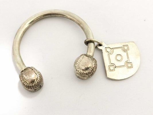 Tiffany & Co. Tiffany Baseball Key Ring 925 Key Case/Key Holder