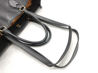 LOUIS VUITTON Monogram Empreinte/On the Go MM Noir M45595 Tote Bag