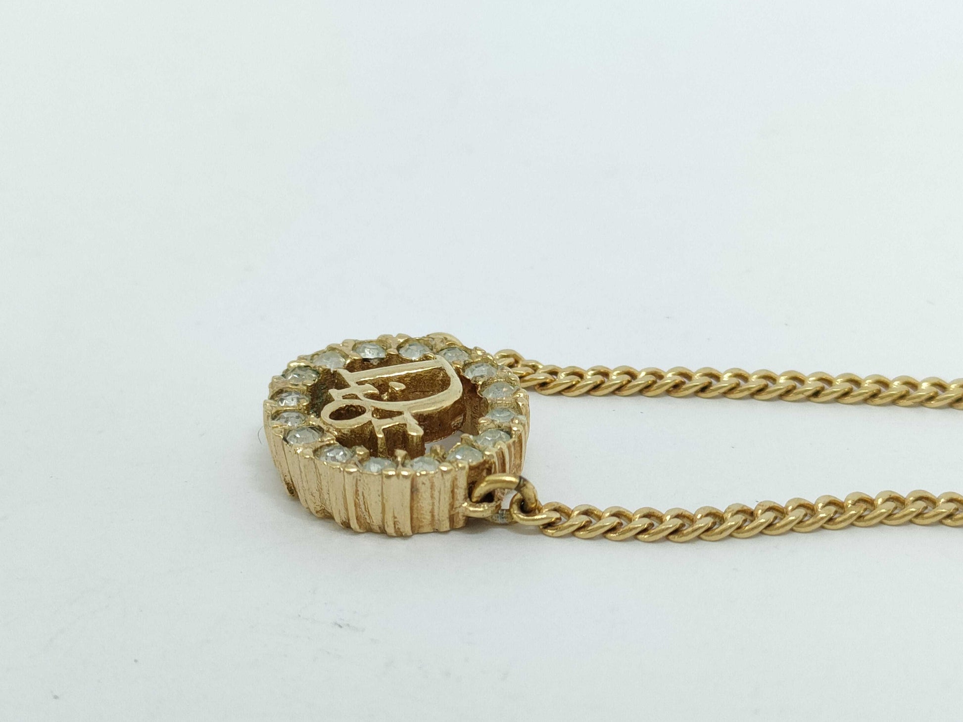 Dior Trotter Rhinestone Necklace