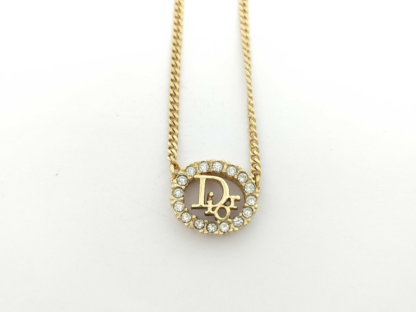Dior Trotter Rhinestone Necklace