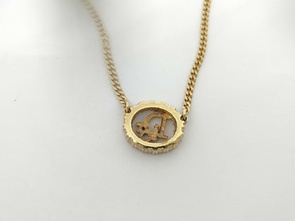 Dior Trotter Rhinestone Necklace