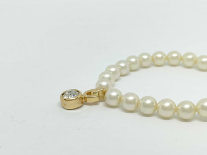 Dior pearl rhinestone necklace