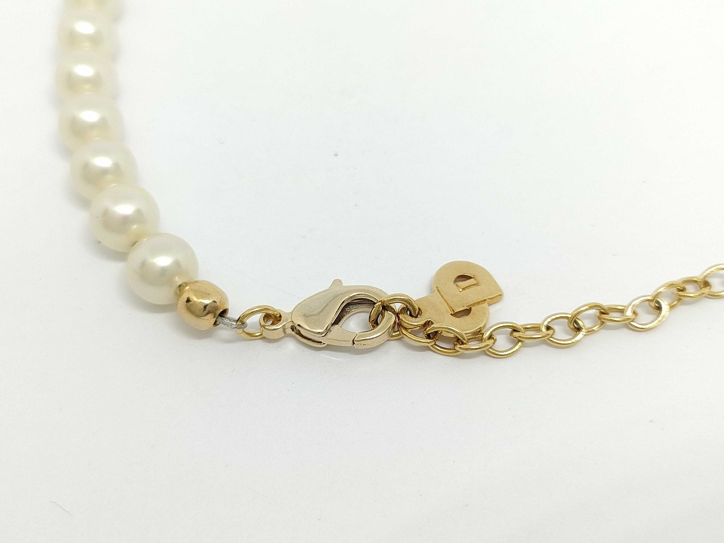 Dior pearl rhinestone necklace