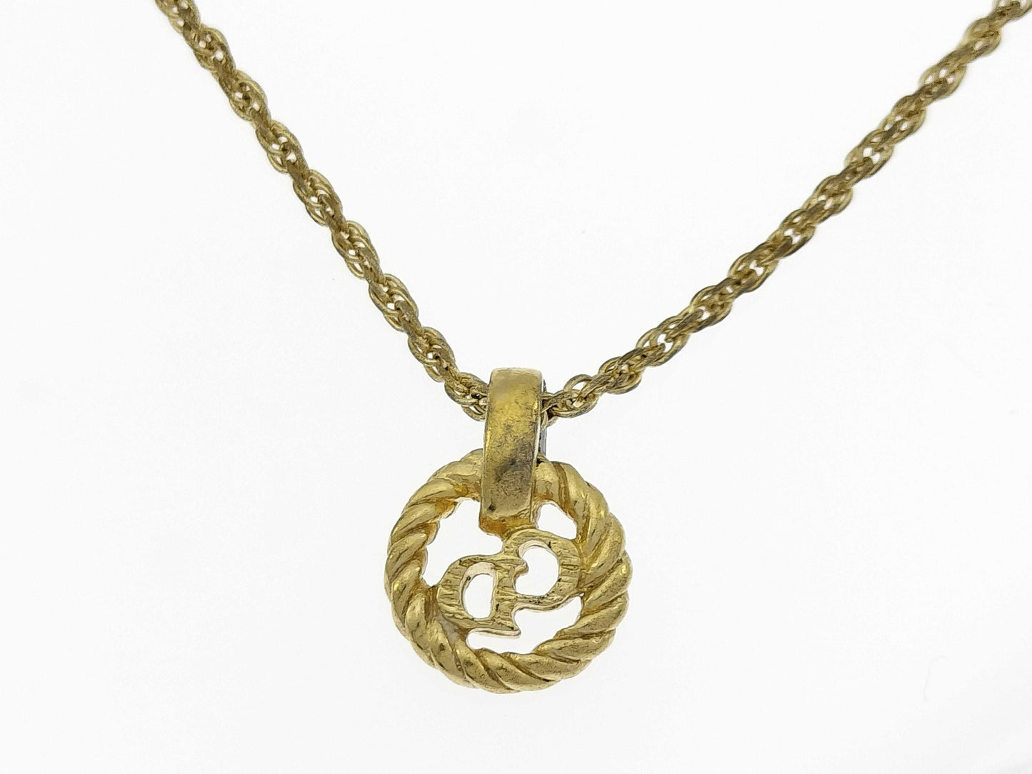 Dior Circle Logo Necklace