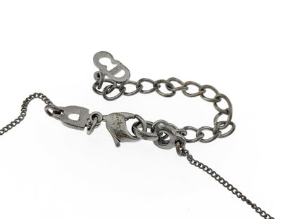 Dior logo plate necklace