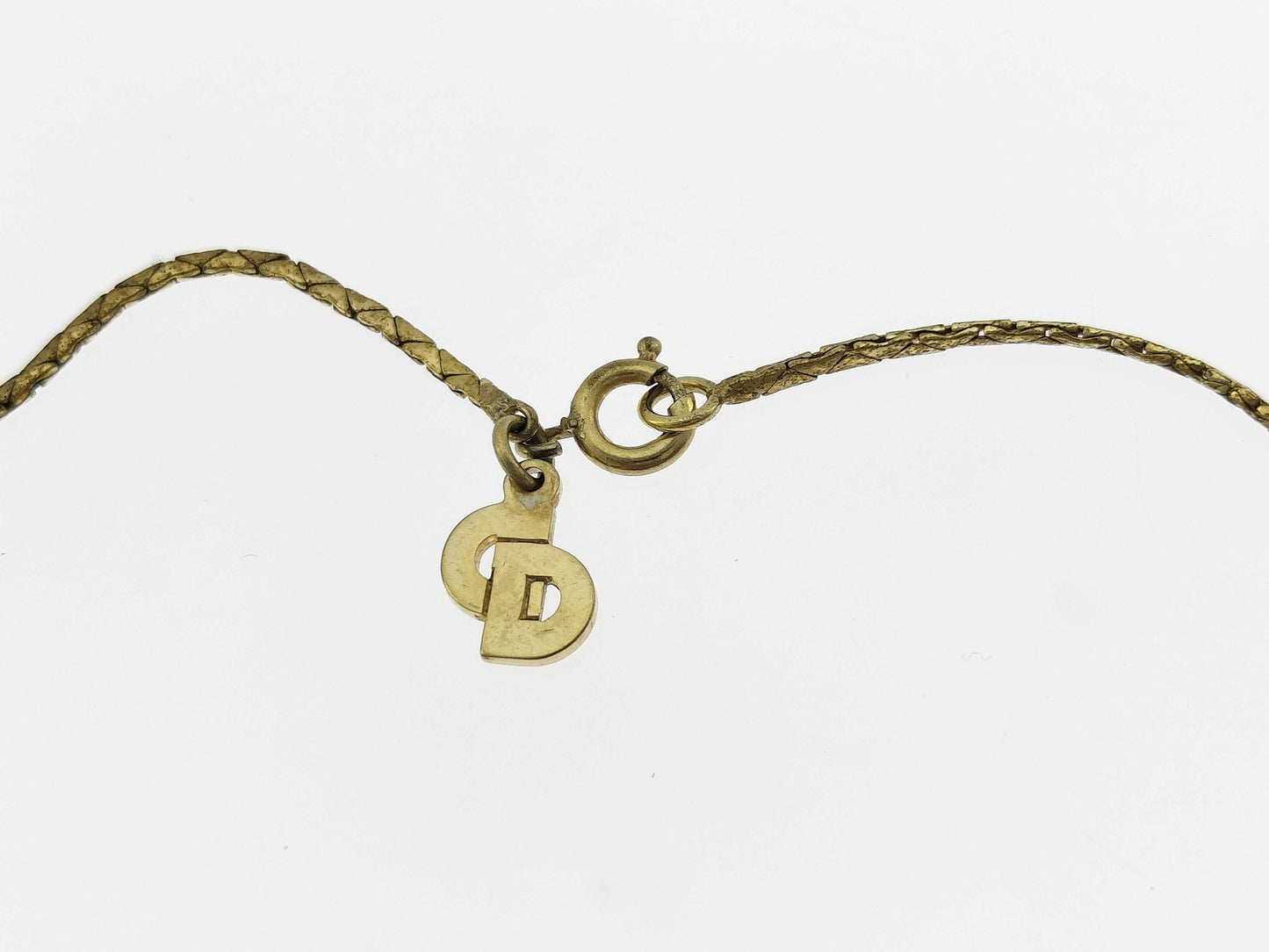 Dior Heart Rhinestone Necklace