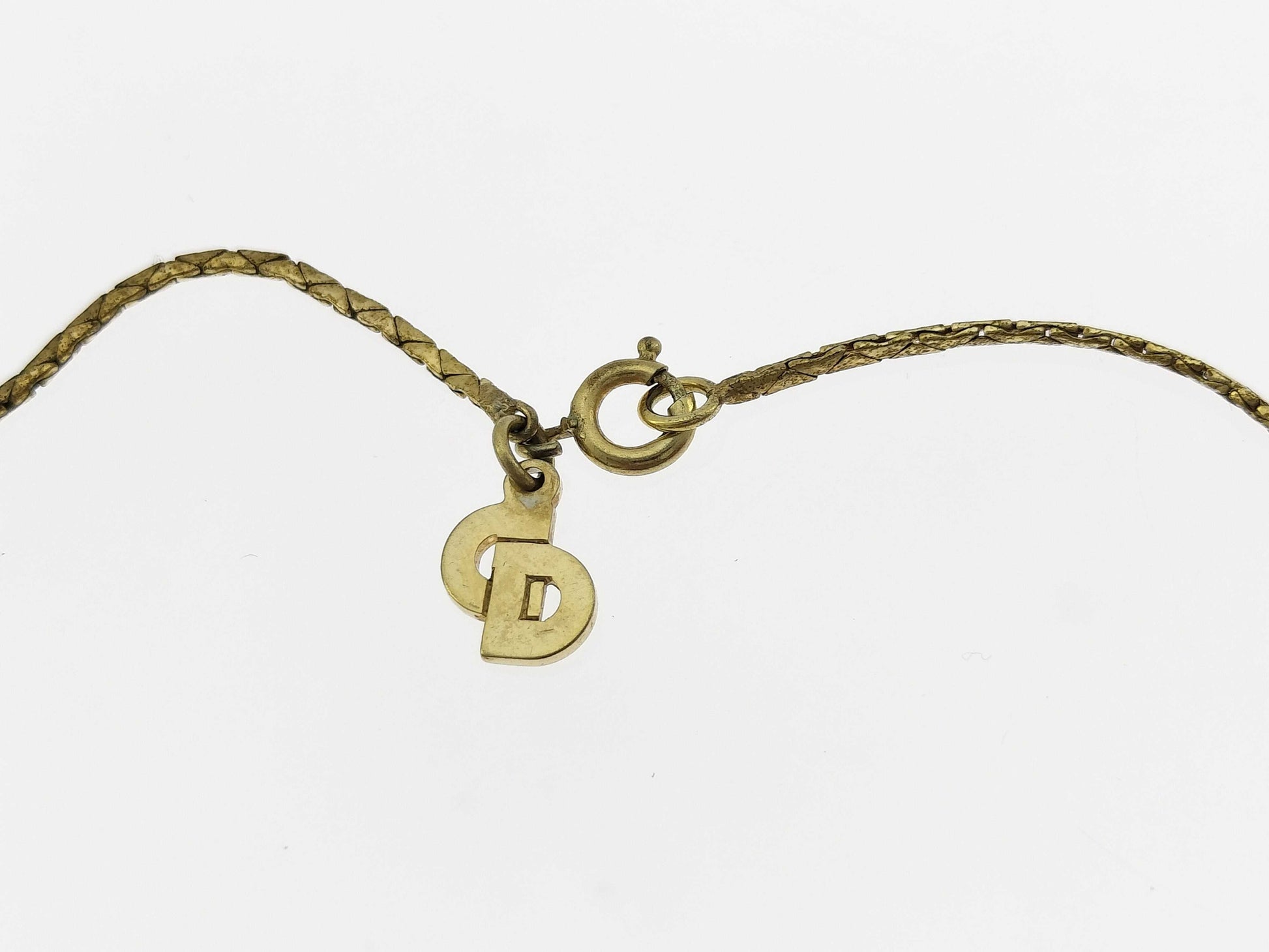 Dior Heart Rhinestone Necklace