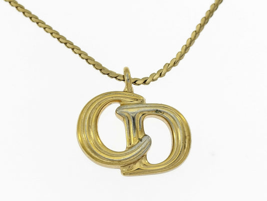 Dior logo necklace