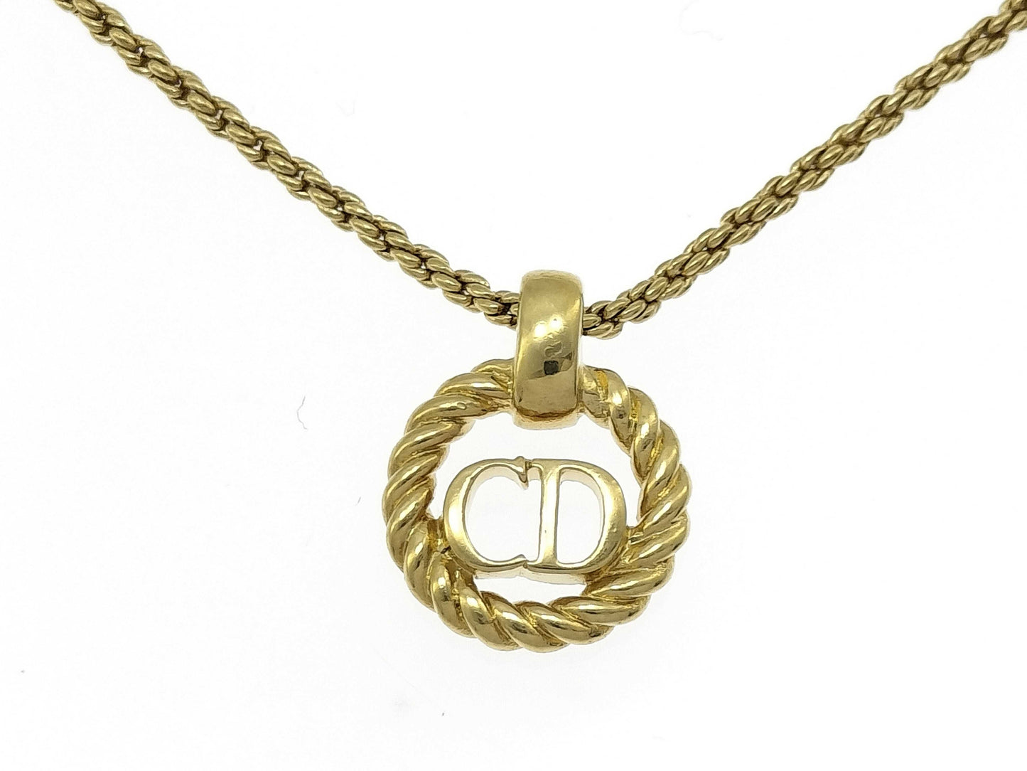 Dior Circle Logo Necklace