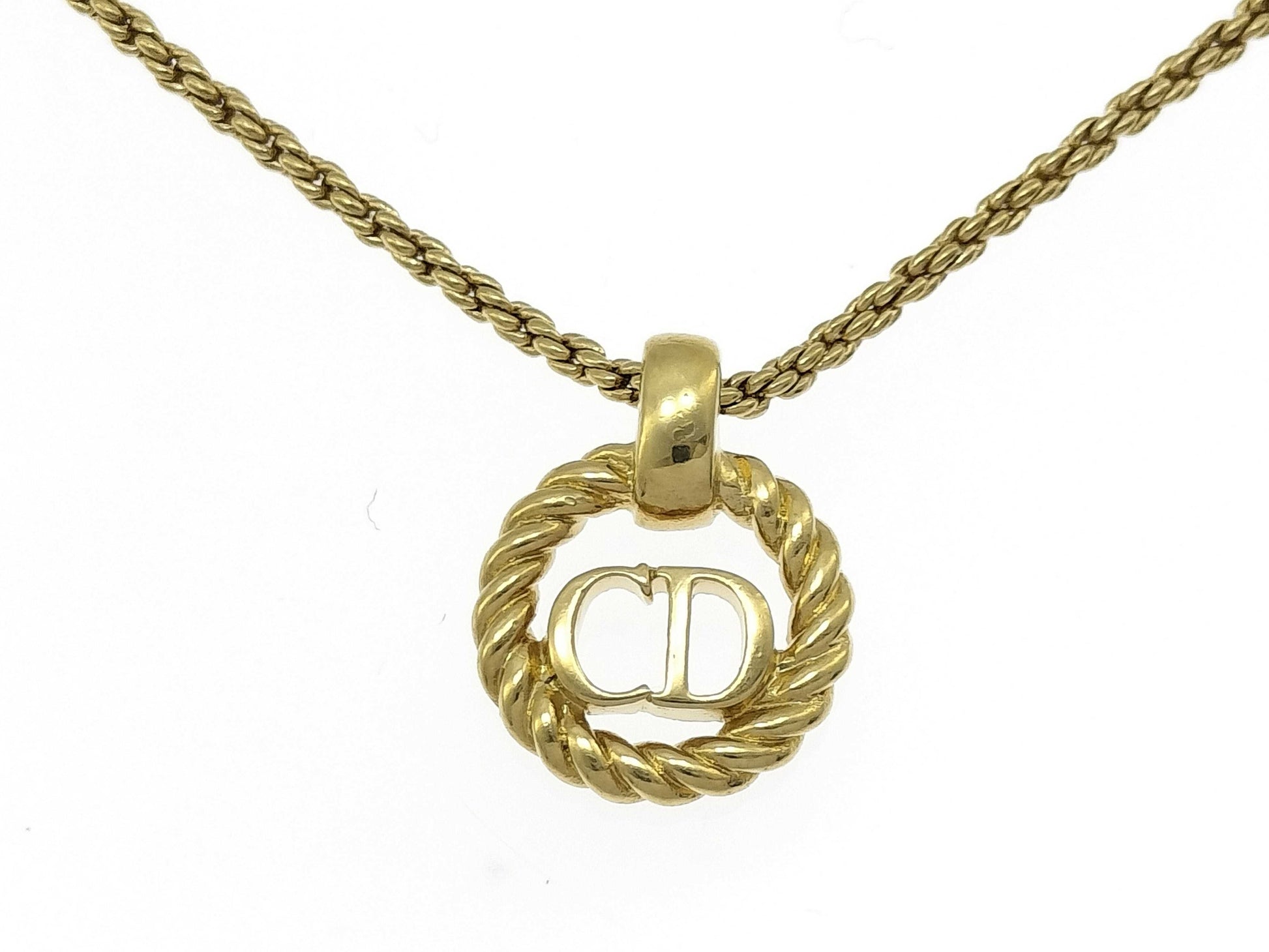 Dior Circle Logo Necklace