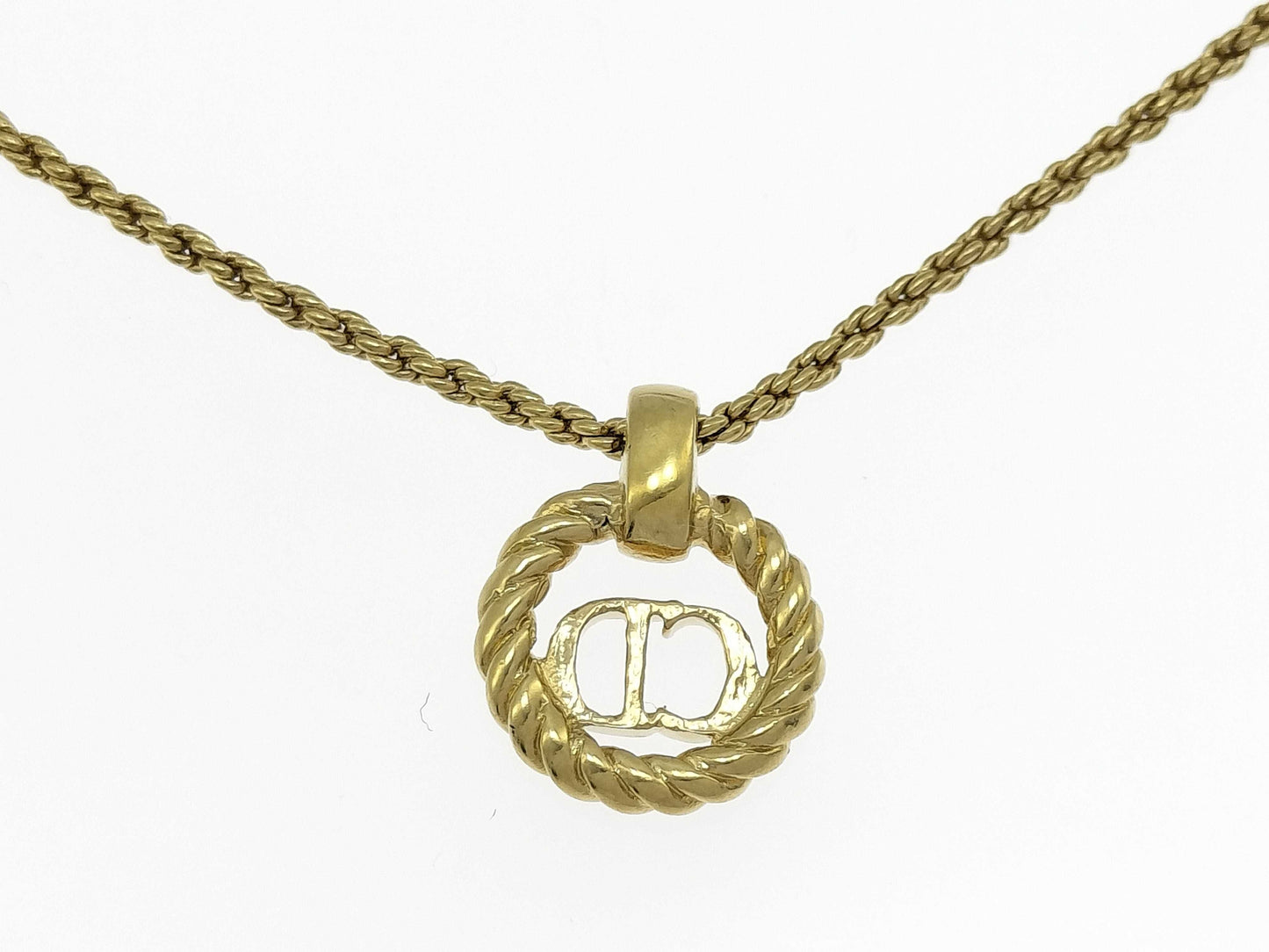 Dior Circle Logo Necklace