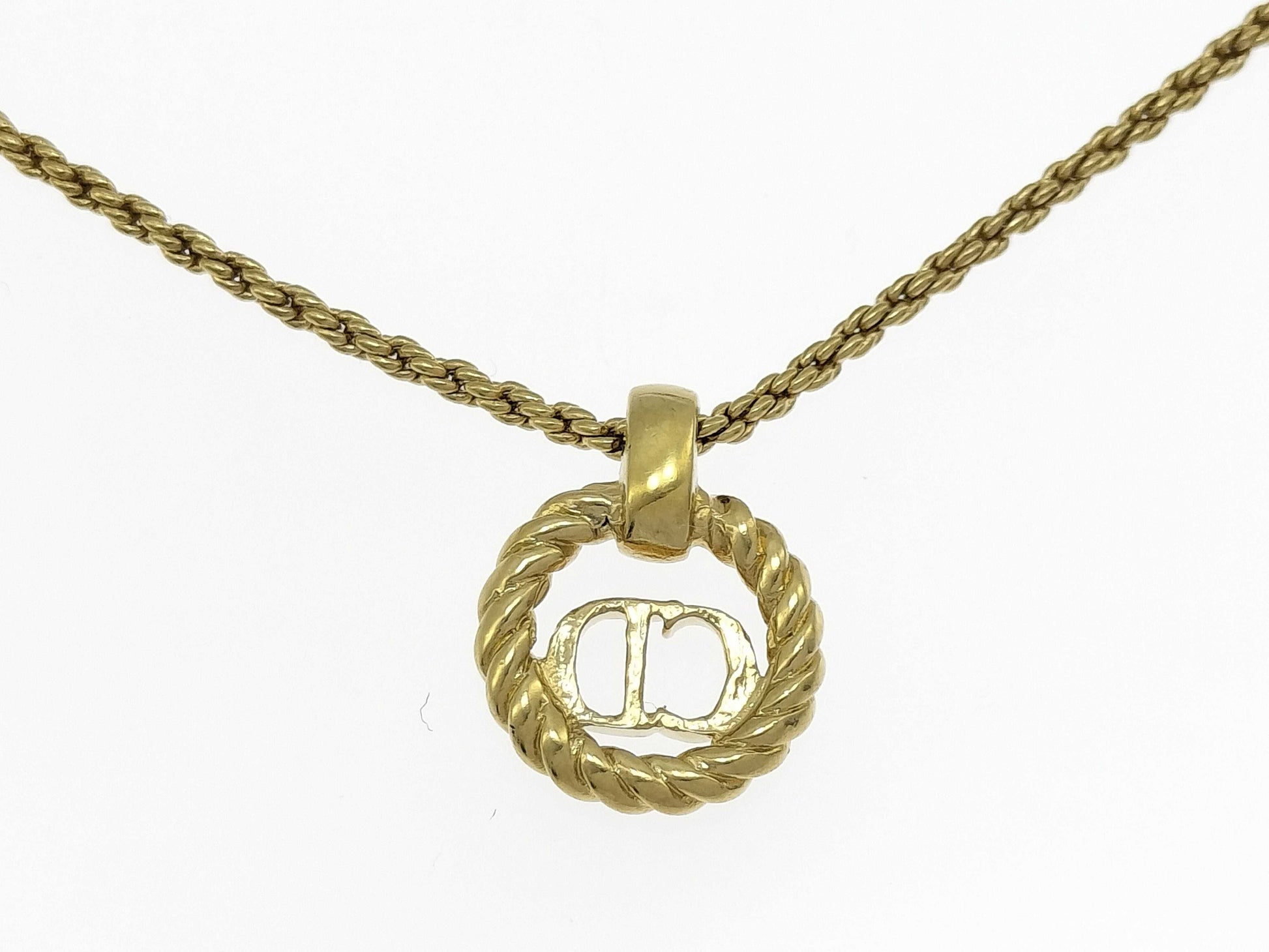 Dior Circle Logo Necklace
