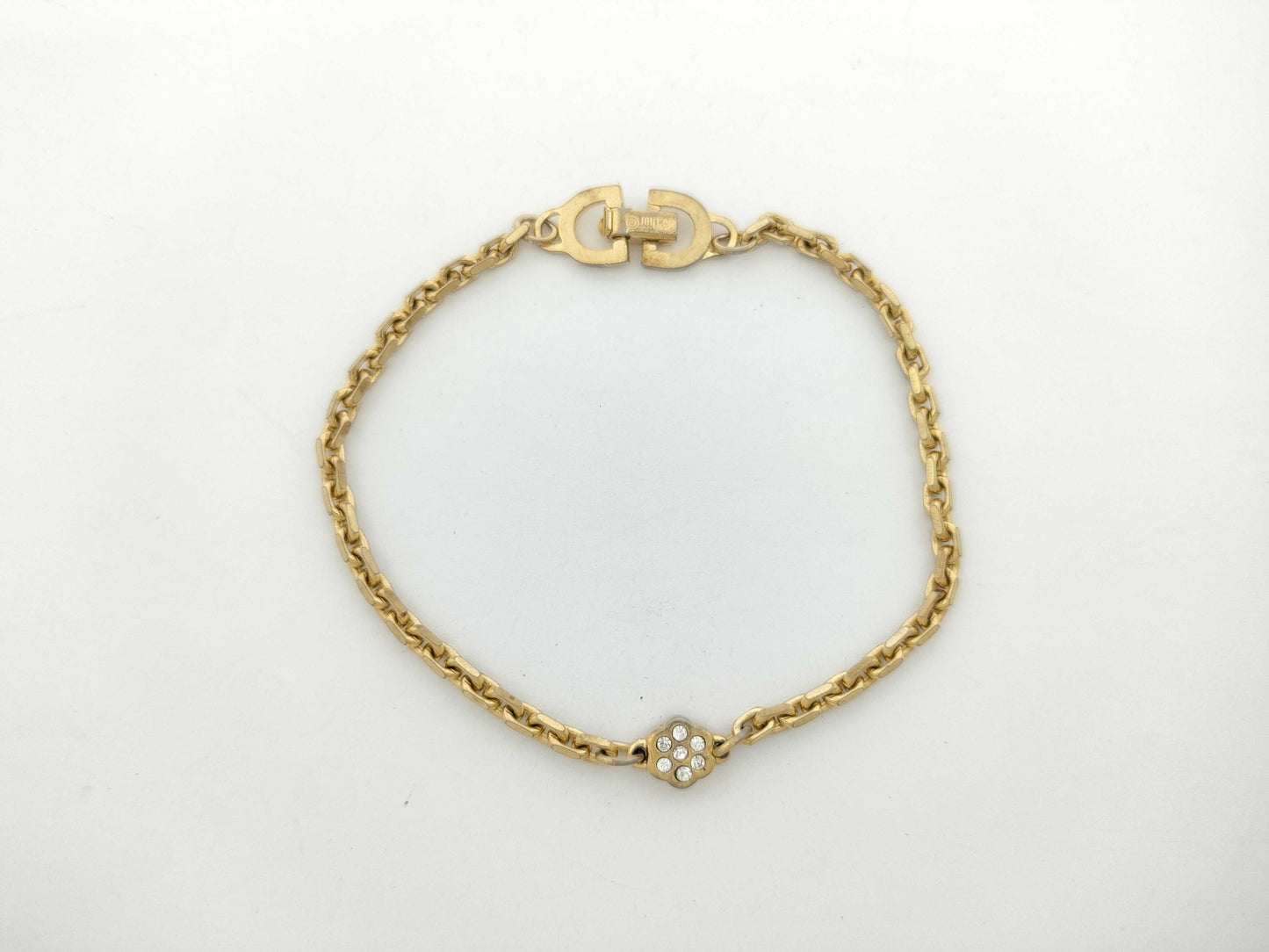 Dior Flower Rhinestone Bracelet/Bangle