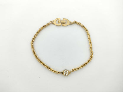 Dior Flower Rhinestone Bracelet/Bangle