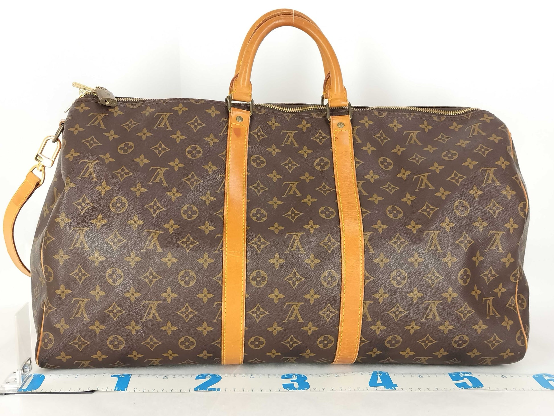LOUIS VUITTON Monogram LV Monogram Keepall Bandouliere 55 Boston Bag M41414 TH0982 Boston Bag