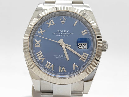 ROLEX 126334 119L82G6 Azzurro Blue Oyster Bracelet Men's Watch