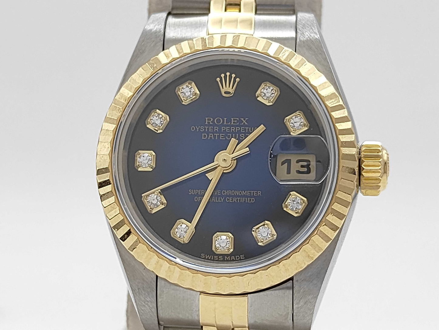 ROLEX 79173G Y417347 Blue Gradient Jubilee Bracelet Women's Watch