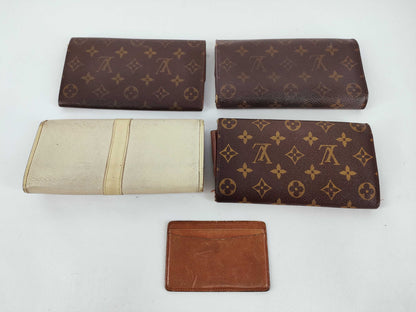 LOUIS VUITTON Monogram Louis Vuitton Wallets and Other Items - Set of 5 Louis Vuitton Wallets