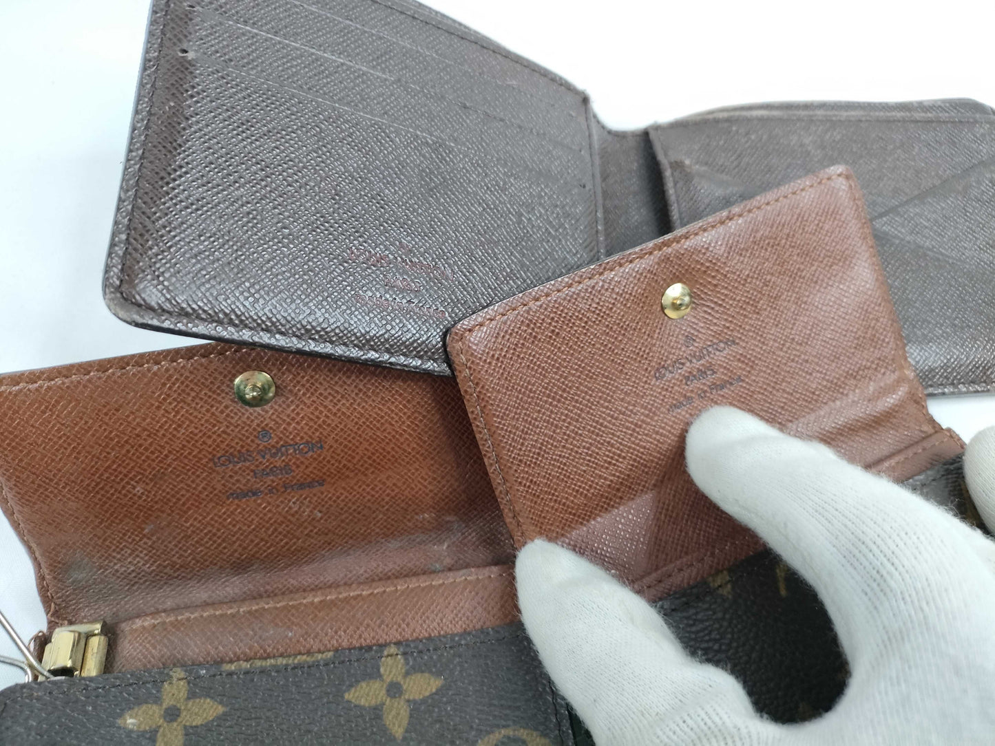 LOUIS VUITTON Monogram Louis Vuitton Wallet Set of 5 Louis Vuitton Wallets
