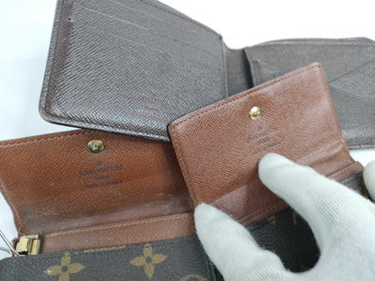 LOUIS VUITTON Monogram Louis Vuitton Wallet Set of 5 Louis Vuitton Wallets