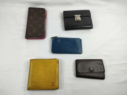 LOUIS VUITTON Epi Louis Vuitton Wallet Set of 5 Louis Vuitton Wallets