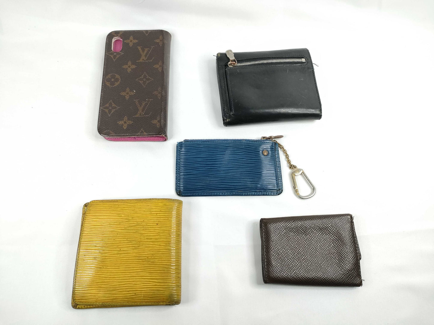 LOUIS VUITTON Epi Louis Vuitton Wallet Set of 5 Louis Vuitton Wallets