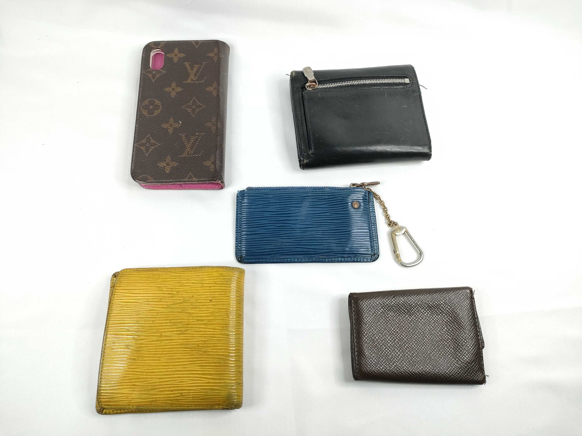 LOUIS VUITTON Epi Louis Vuitton Wallet Set of 5 Louis Vuitton Wallets