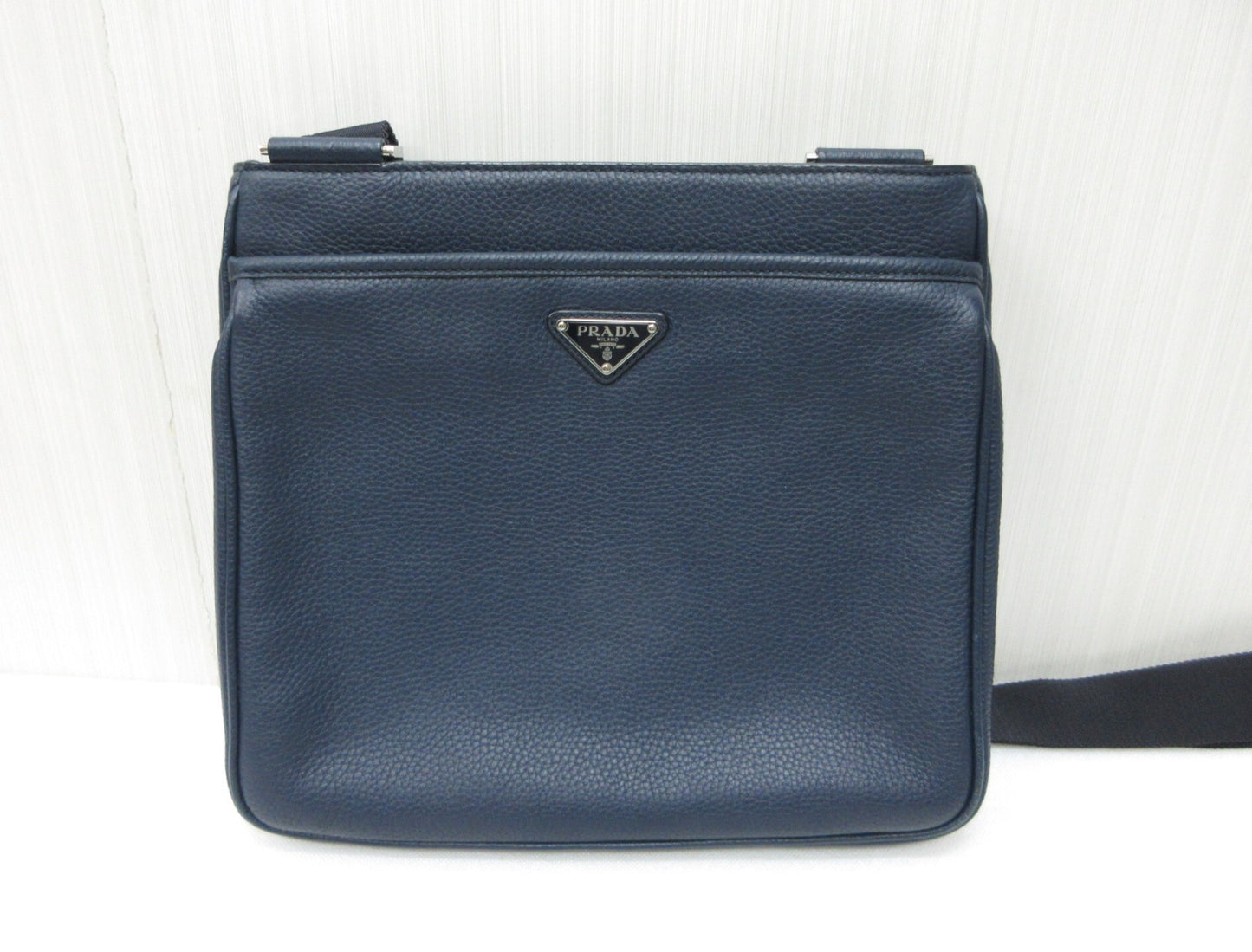 PRADA PRADA 2VH019 BANDOLIERA VITELLO CITY Shoulder Bag Messenger Pouch Calfskin Leather Shoulder Bag