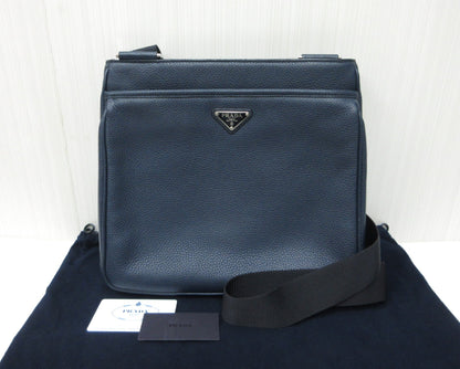 PRADA PRADA 2VH019 BANDOLIERA VITELLO CITY Shoulder Bag Messenger Pouch Calfskin Leather Shoulder Bag