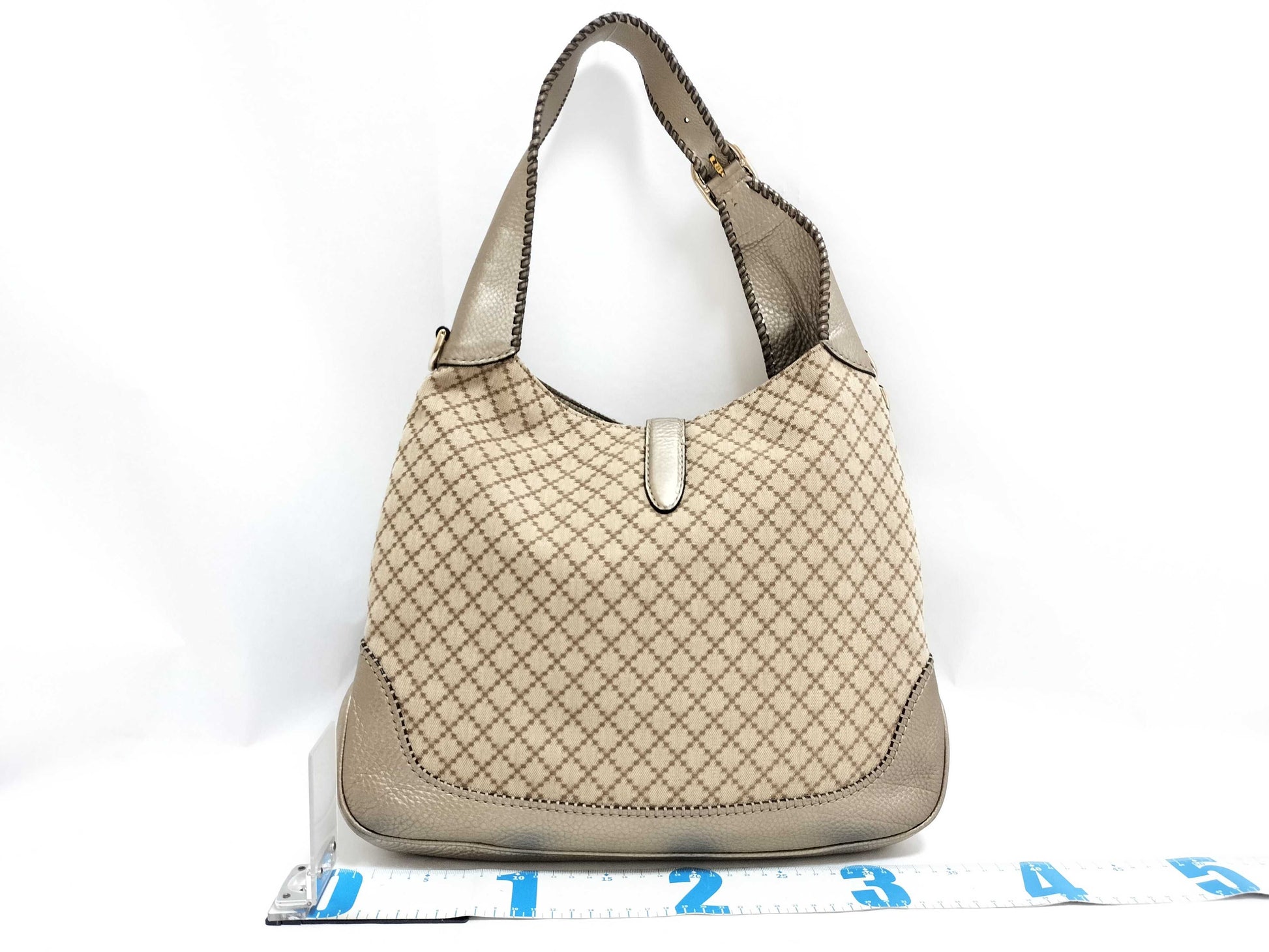 GUCCI Jackie Gucci New Jackie Canvas 2-Way Shoulder Bag 246907