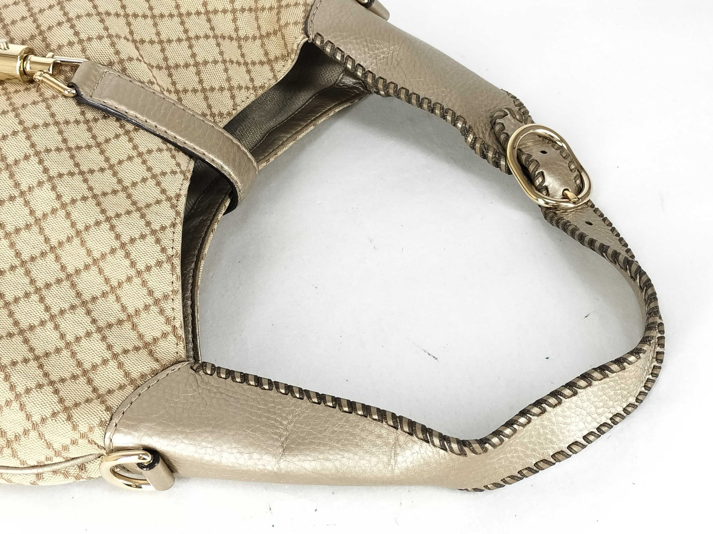 GUCCI Jackie Gucci New Jackie Canvas 2-Way Shoulder Bag 246907
