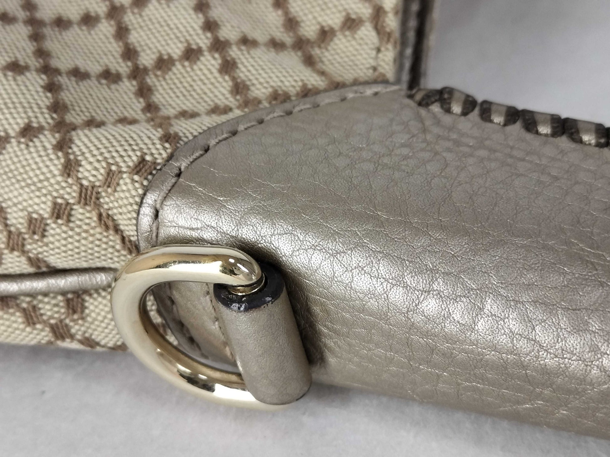 GUCCI Jackie Gucci New Jackie Canvas 2-Way Shoulder Bag 246907