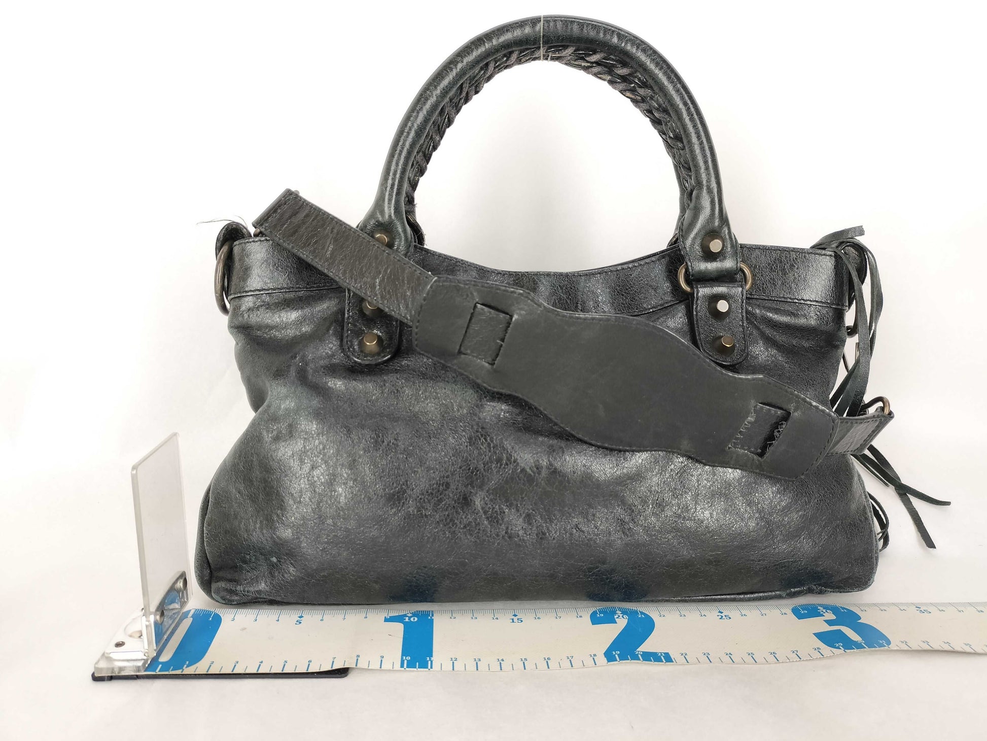 BALENCIAGA The City Black 2-Way Shoulder Bag with Mirror