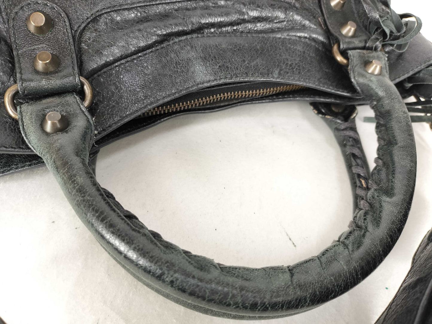 BALENCIAGA The City Black 2-Way Shoulder Bag with Mirror