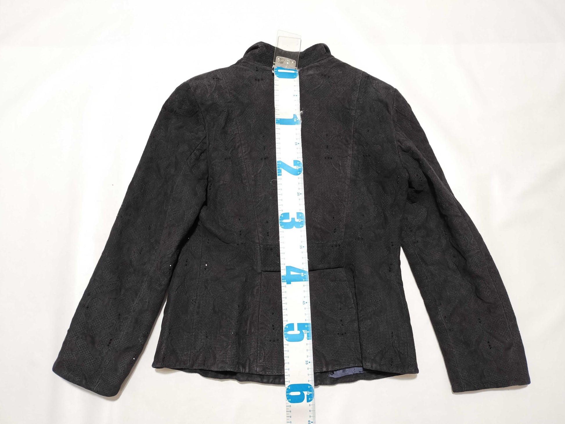 Salvatore Ferragamo Rhinestone Jacket Navy