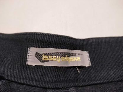 ISSEY MIYAKE 80s 1984 Brush Tag Stirrup Belt Pants JG43314 Navy Pants