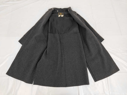 FENDI Wool Long Coat Gray 42 Coat
