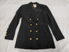 CHANEL Wool Double-Breasted Jacket with Coco Buttons PO2059 Black Size 38