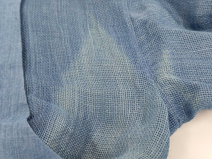 ISSEY MIYAKE 90's Linen Long Coat in Light Blue