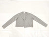 CHANEL 00C Cashmere Knit Cropped Cardigan P15016 Gray 42 Cardigan