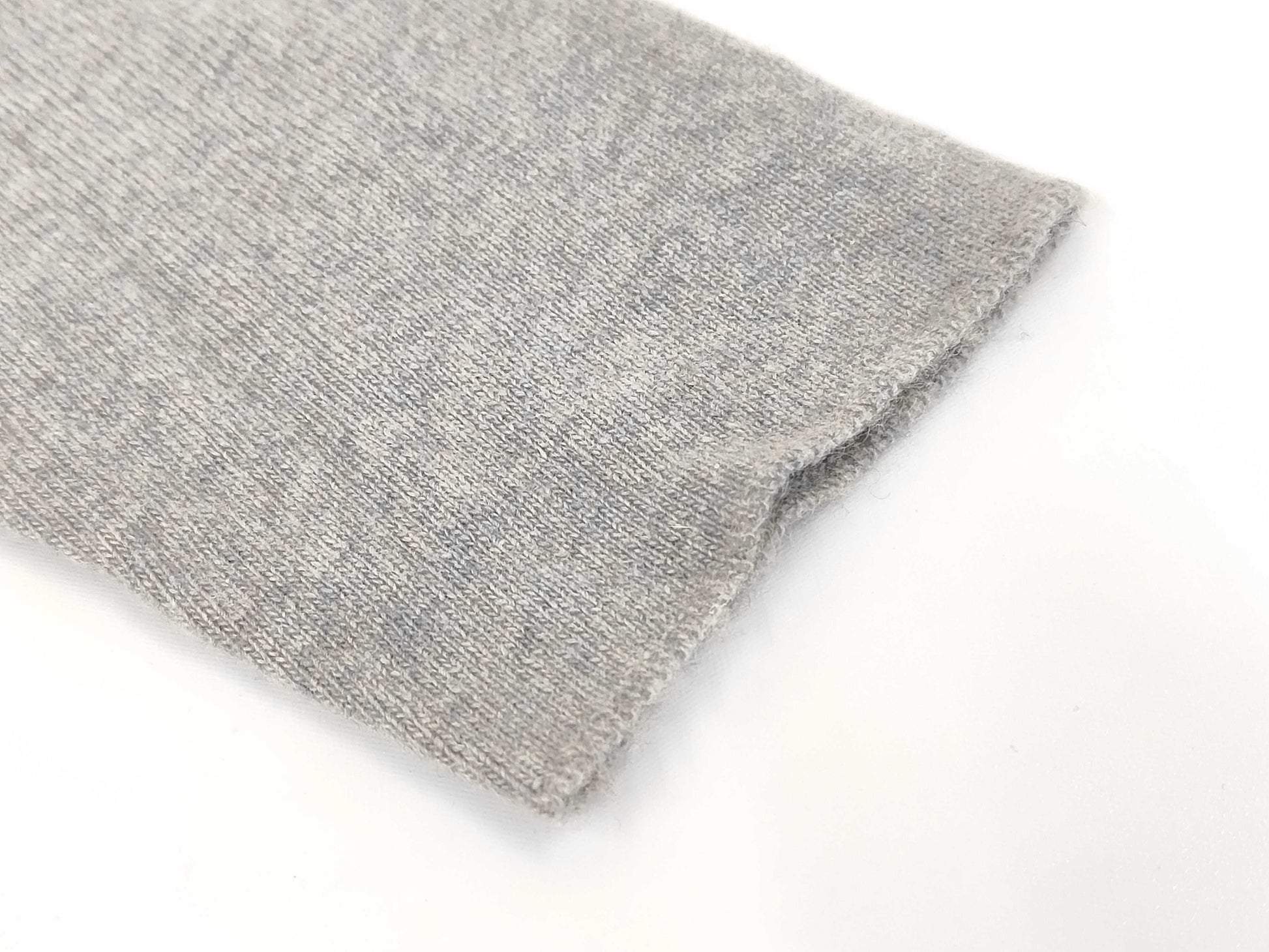 CHANEL 00C Cashmere Knit Cropped Cardigan P15016 Gray 42 Cardigan