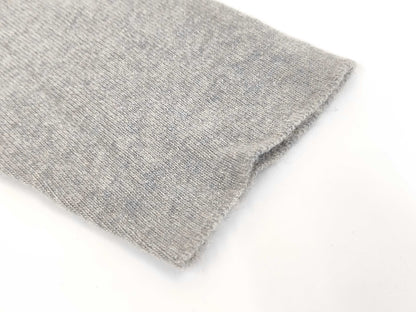 CHANEL 00C Cashmere Knit Cropped Cardigan P15016 Gray 42 Cardigan