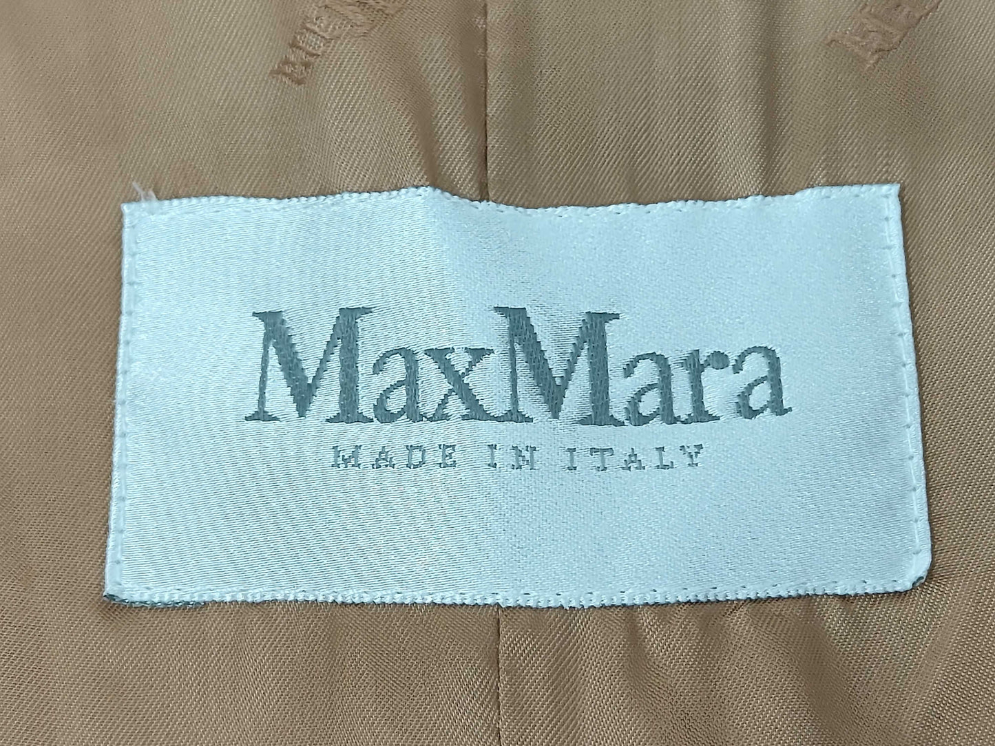 MaxMara Belted Long Coat, Brown