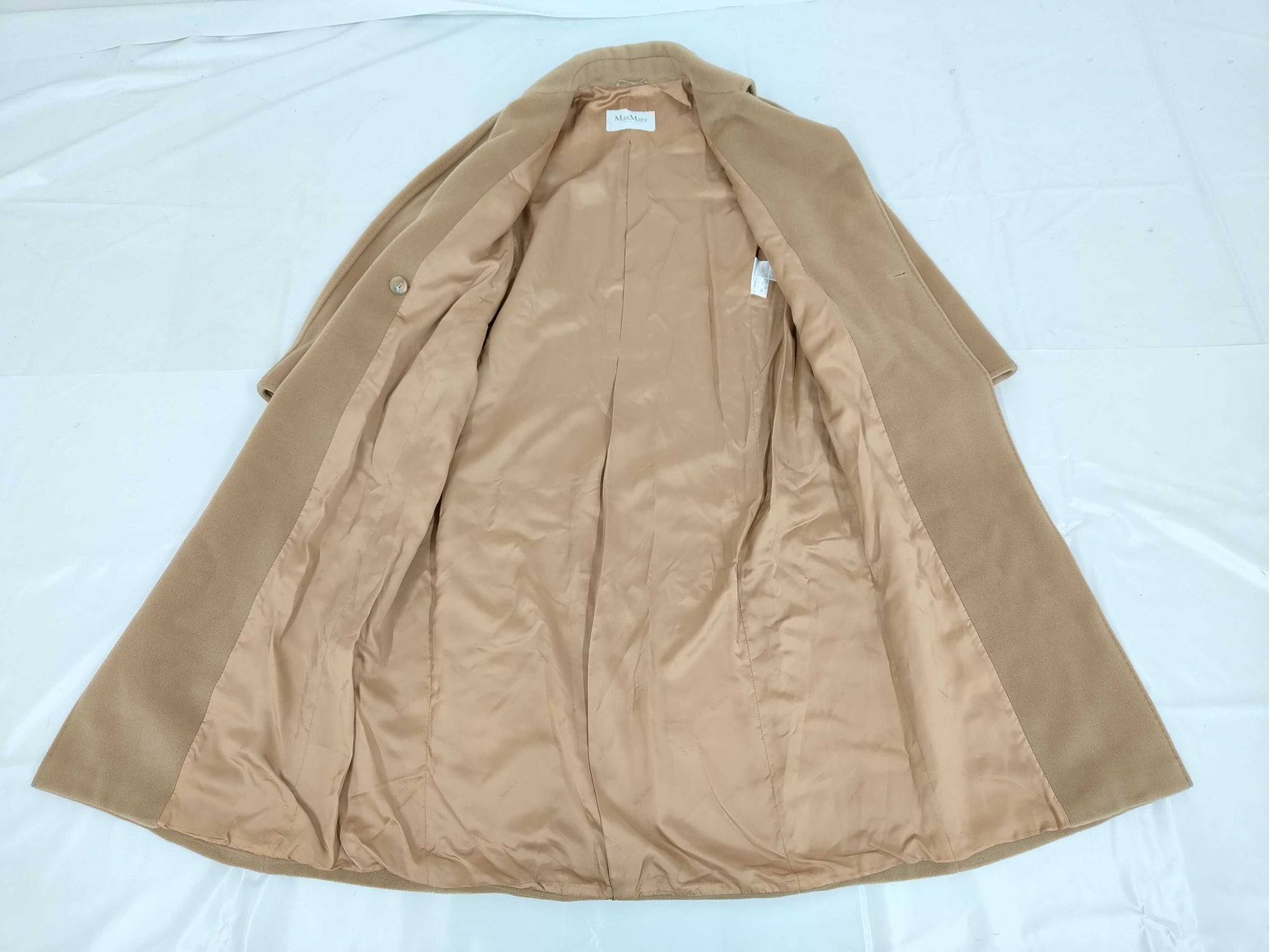 MaxMara Belted Long Coat, Brown