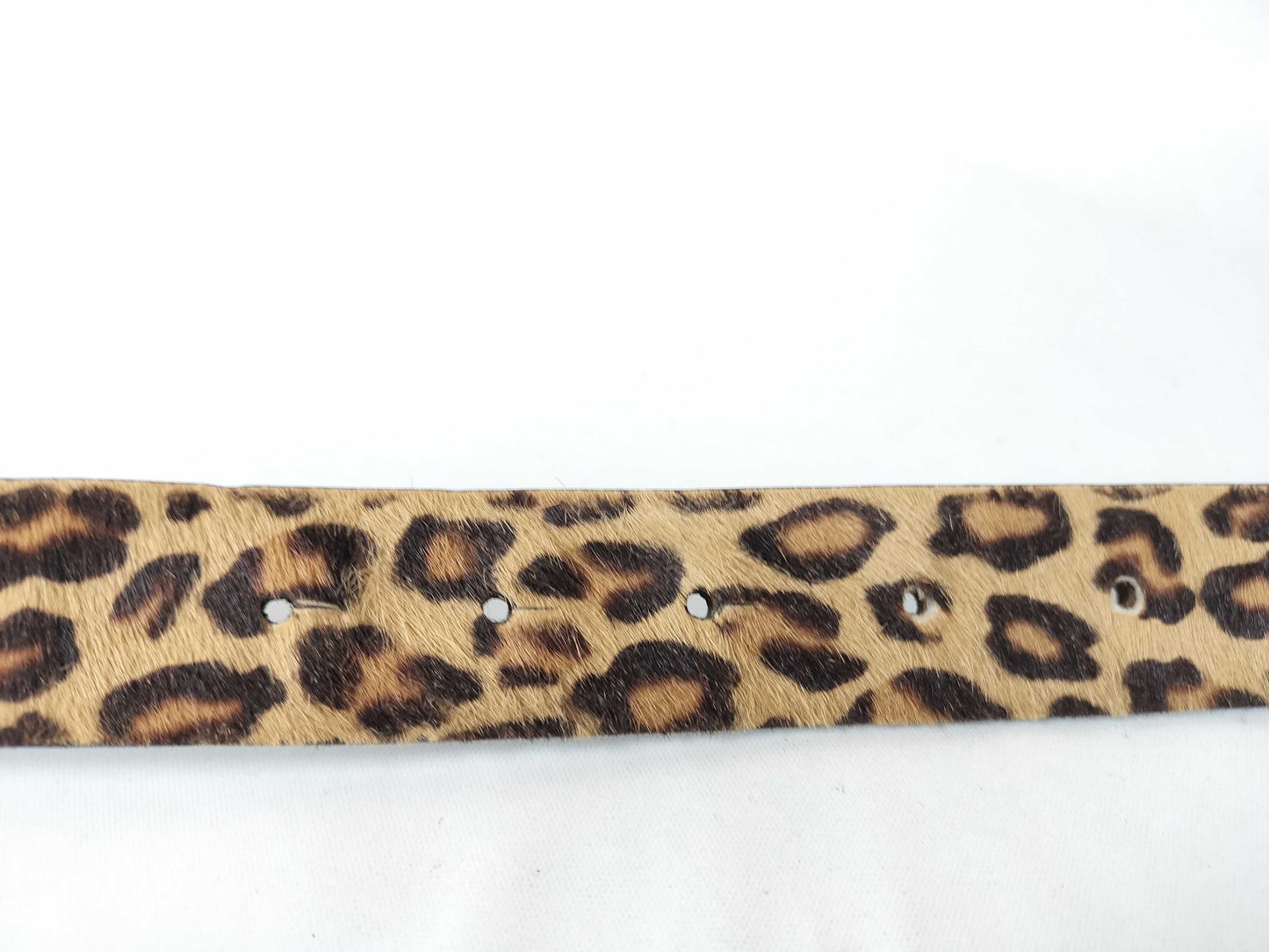 Roger Vivier ponytail leopard print belt