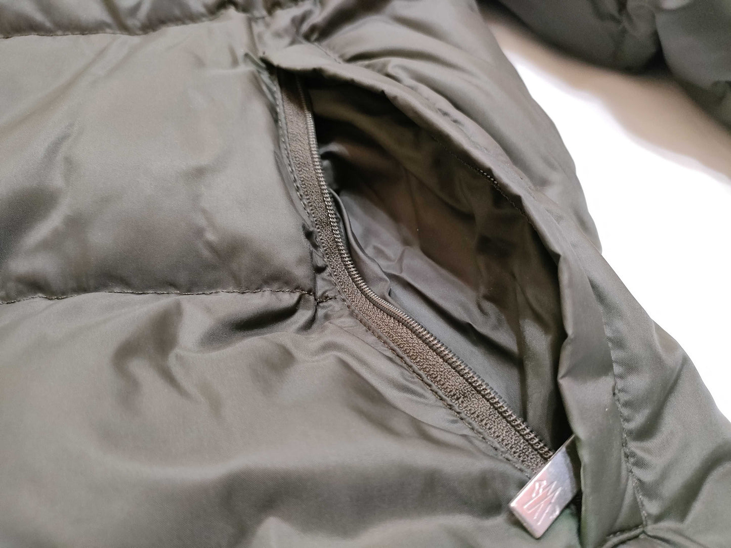 MONCLER VALENTINE Brown Tag Fur Hood Down Jacket