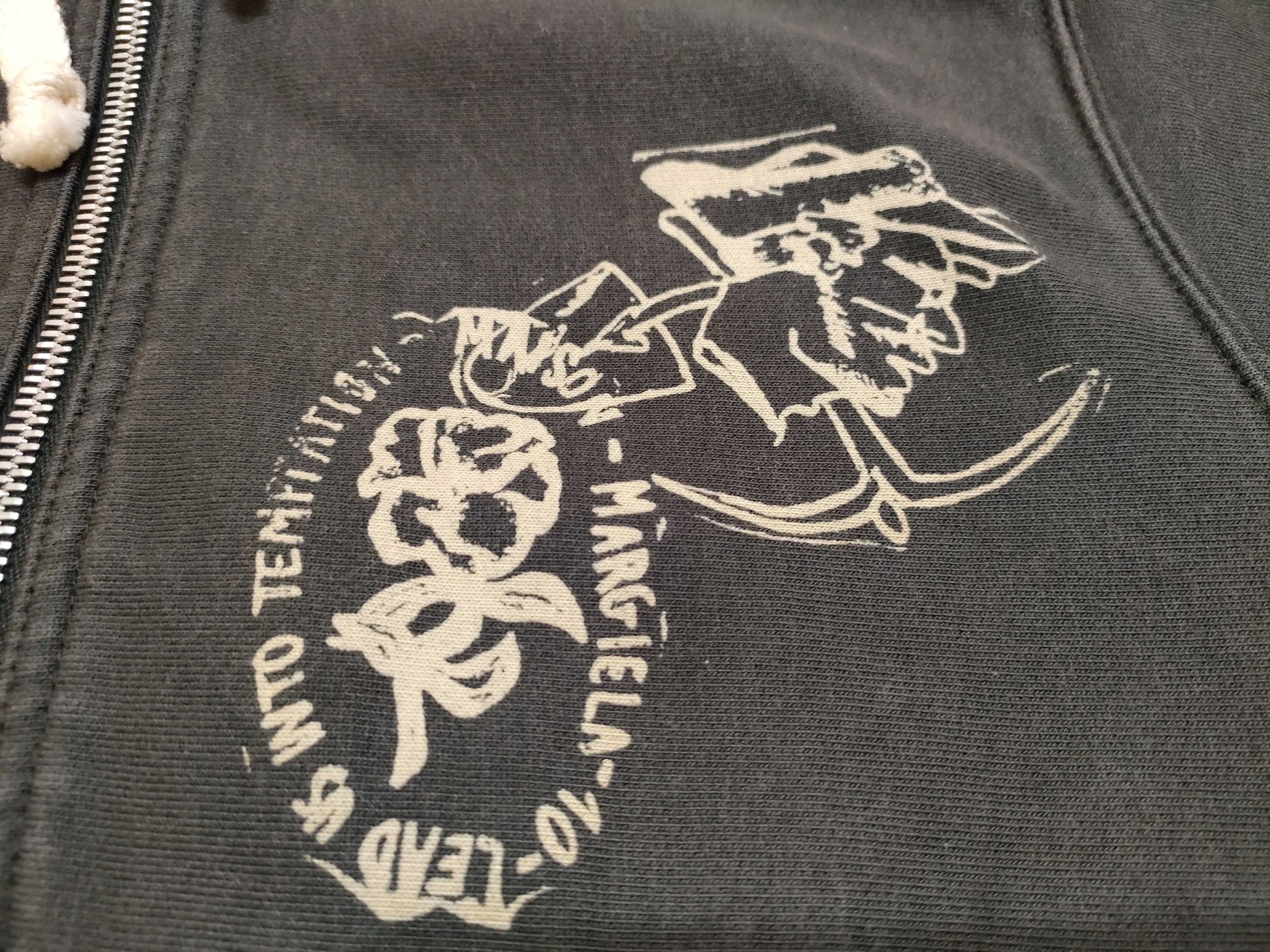 Margiela 21AW Cotton Zip-Up Hoodie Top