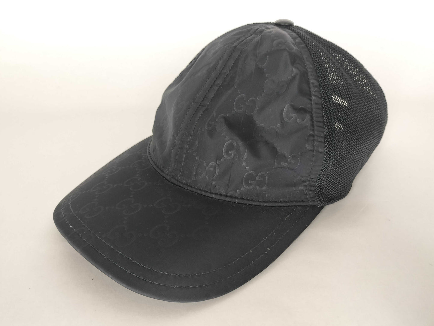 GUCCI GG Baseball Cap Black, Size M