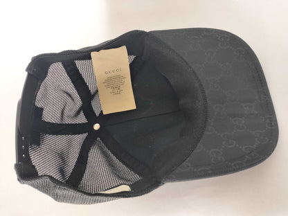GUCCI GG Baseball Cap Black, Size M